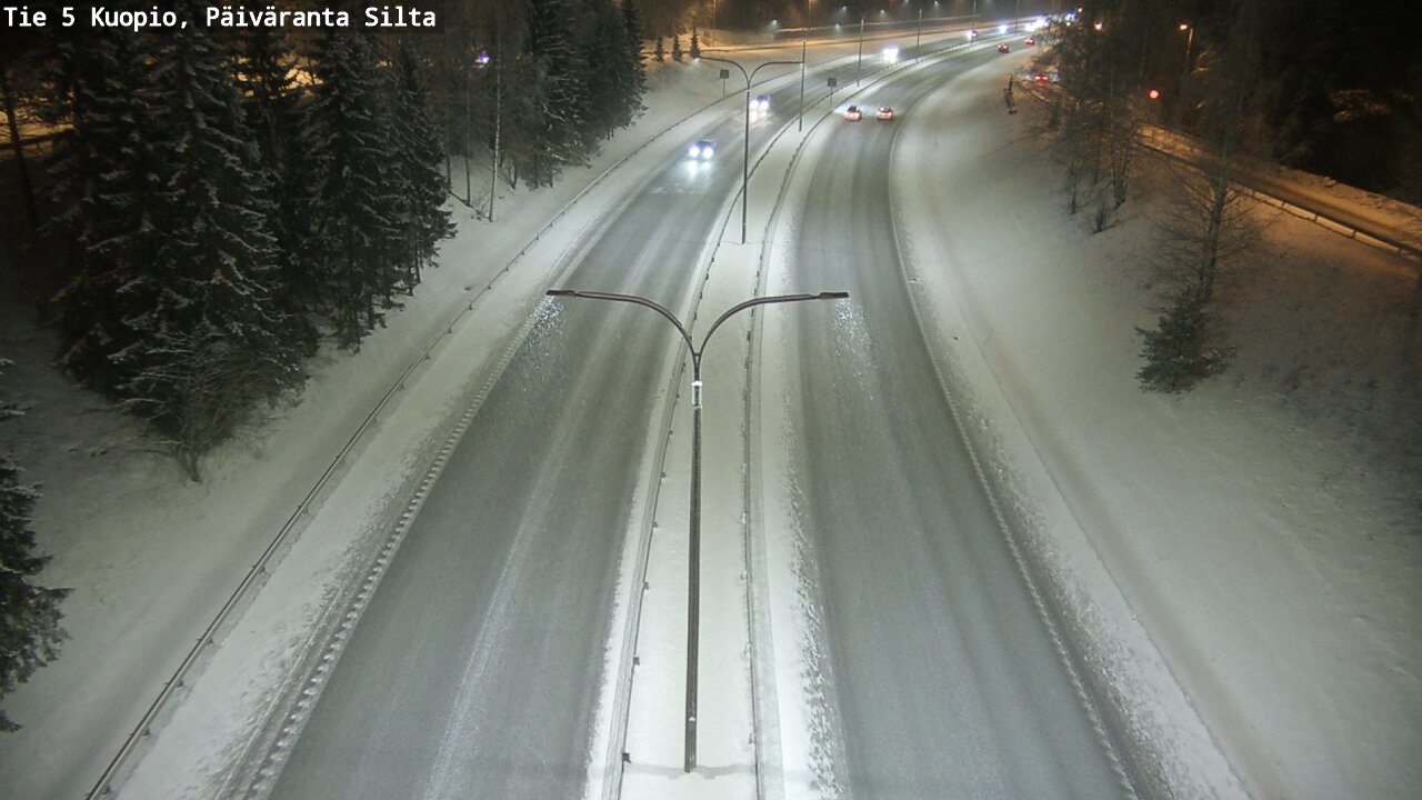Kelikamerat Kuva Tie 5 Kuopio, Päiväranta silta, Kuopio, Pohjois-Savo