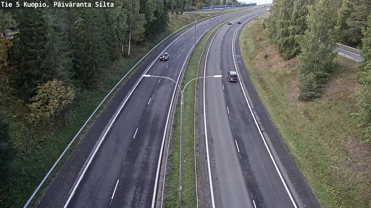 Weather Camera Image Road 5 Kuopio, Päiväranta silta, Kuopio, Pohjois-Savo