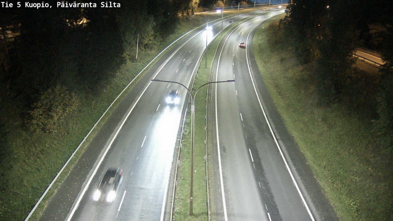 Weather Camera Image Road 5 Kuopio, Päiväranta silta, Kuopio, Pohjois-Savo
