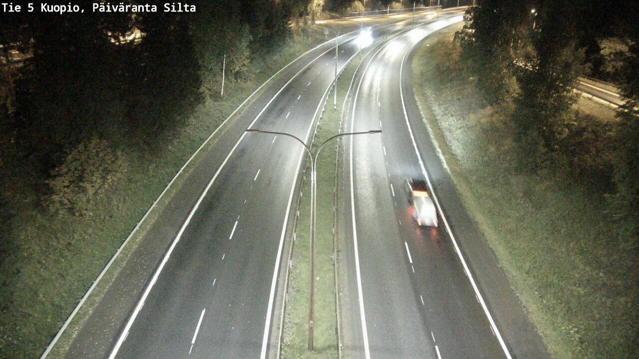 Weather Camera Image Road 5 Kuopio, Päiväranta silta, Kuopio, Pohjois-Savo