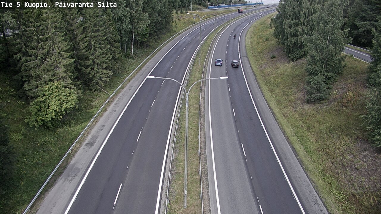 Kelikamerat Kuva Tie 5 Kuopio, Päiväranta silta, Kuopio, Pohjois-Savo