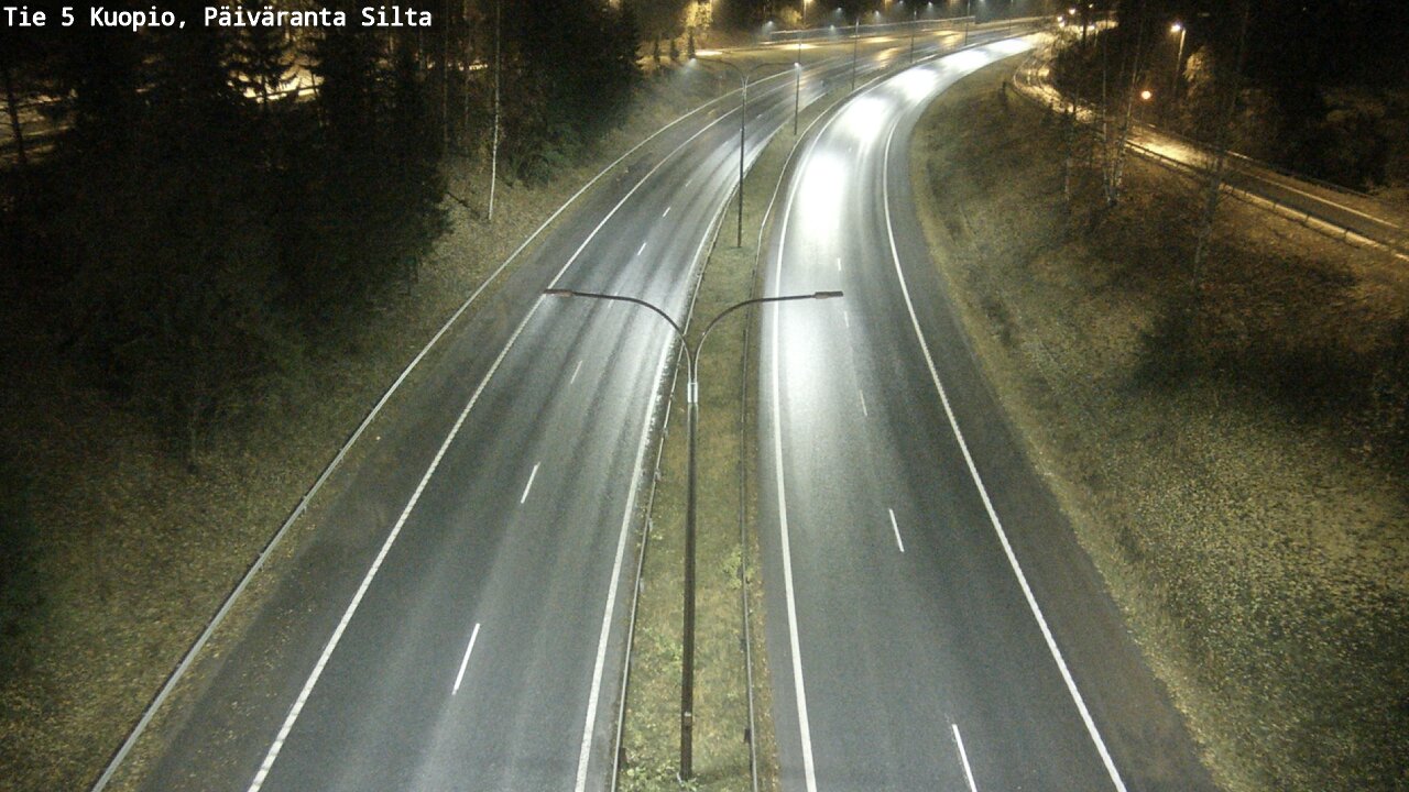 Weather Camera Image Road 5 Kuopio, Päiväranta silta, Kuopio, Pohjois-Savo