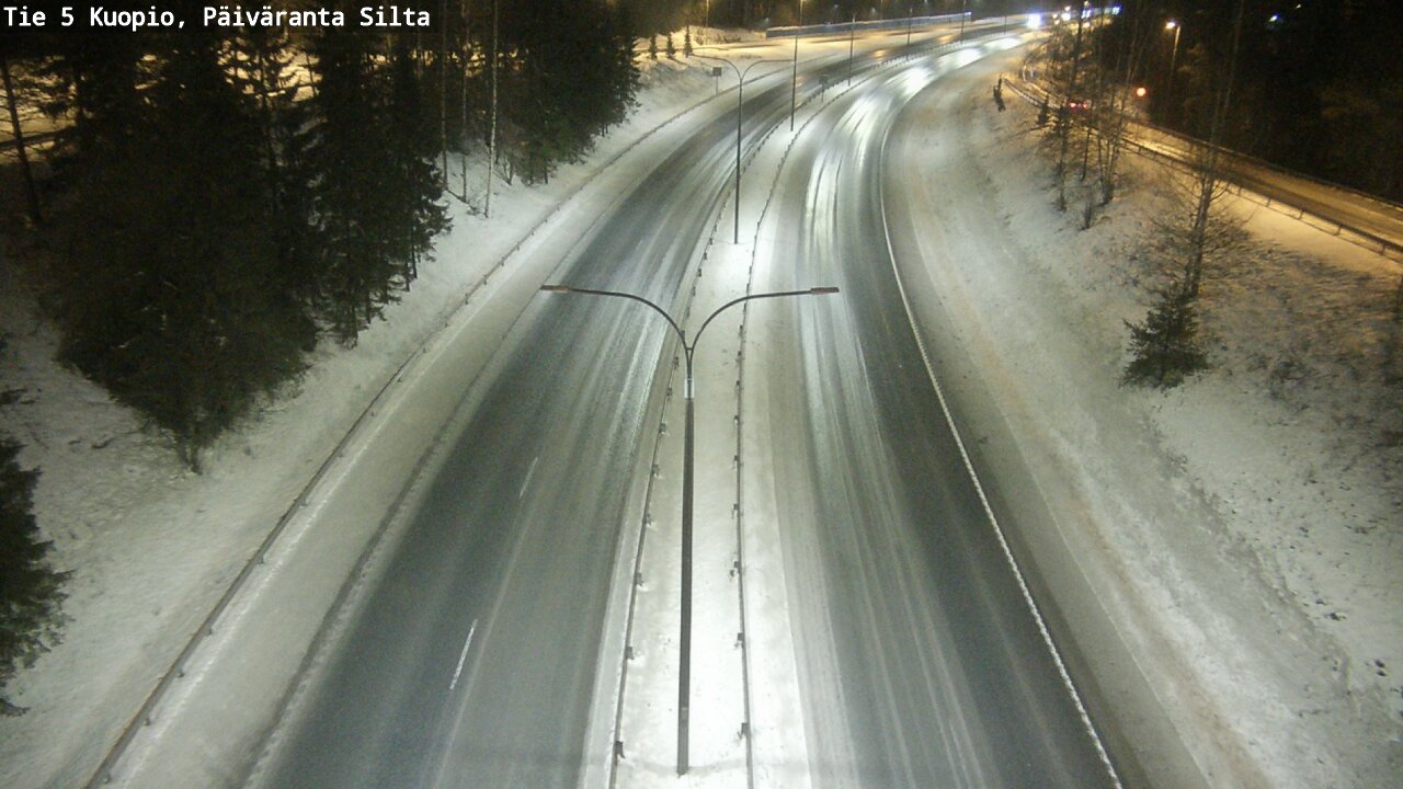 Weather Camera Image Road 5 Kuopio, Päiväranta silta, Kuopio, Pohjois-Savo