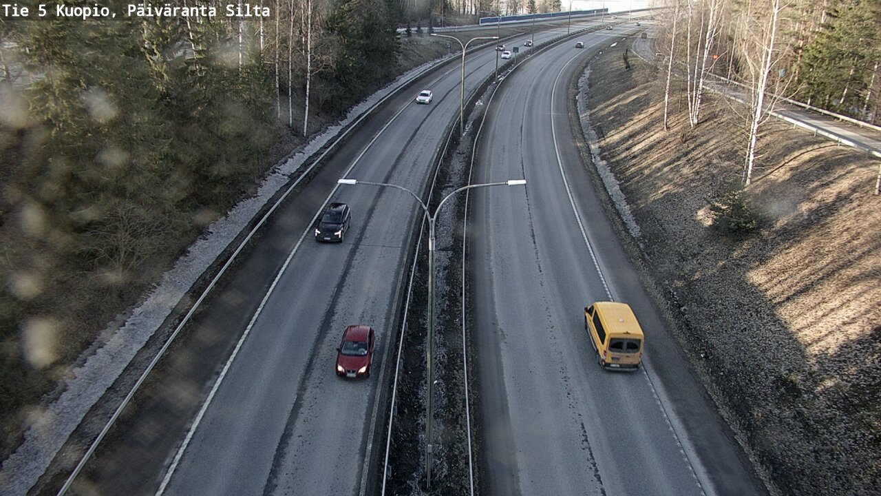 Kelikamerat Kuva Tie 5 Kuopio, Päiväranta silta, Kuopio, Pohjois-Savo