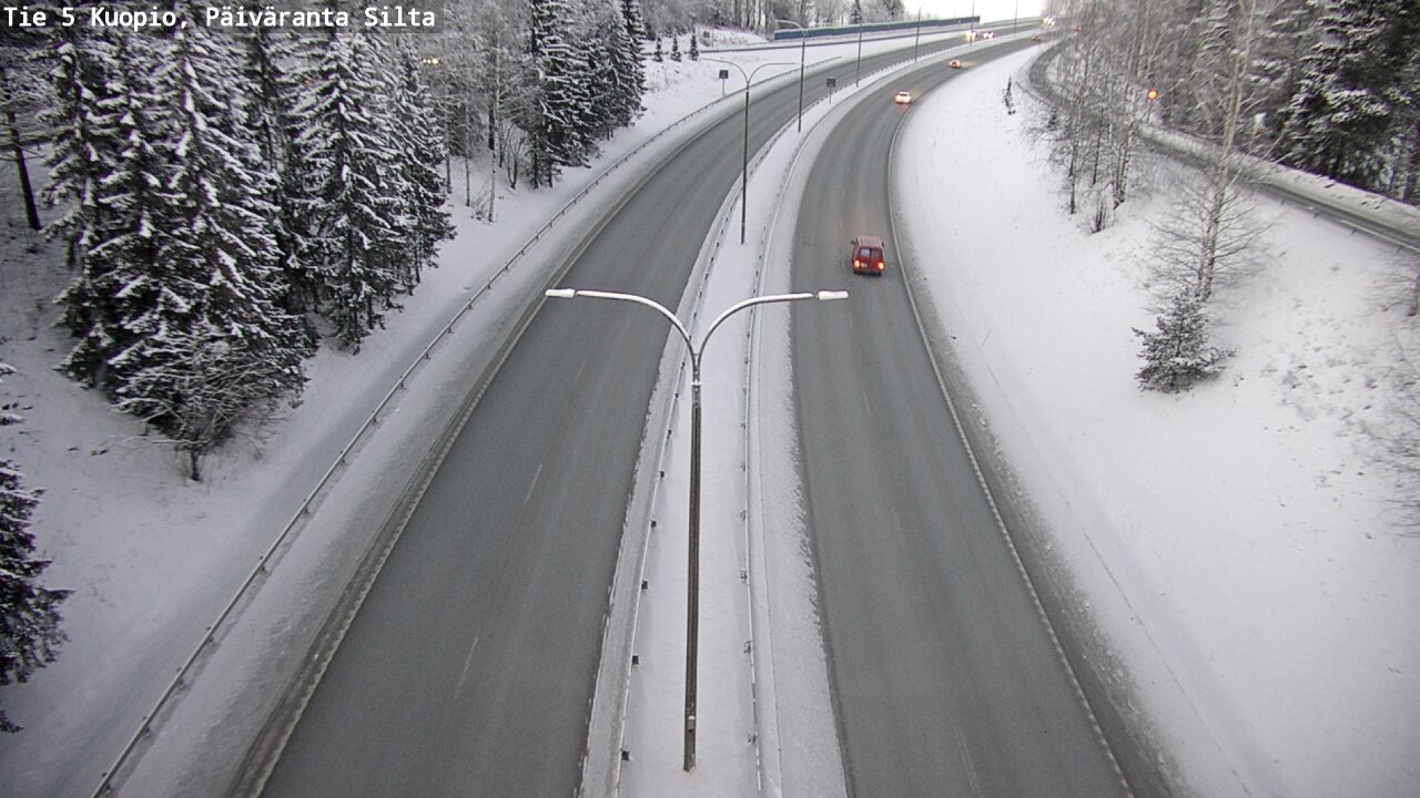 Weather Camera Image Väg 5 Kuopio, Päiväranta silta, Kuopio, Pohjois-Savo
