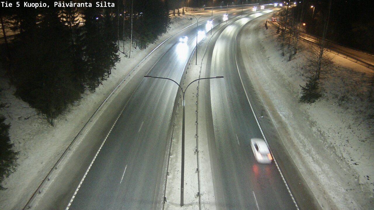 Weather Camera Image Road 5 Kuopio, Päiväranta silta, Kuopio, Pohjois-Savo