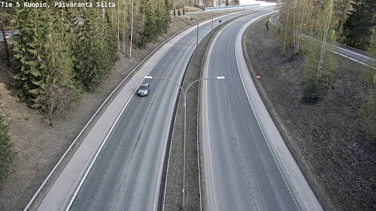 Kelikamerat Kuva Tie 5 Kuopio, Päiväranta silta, Kuopio, Pohjois-Savo