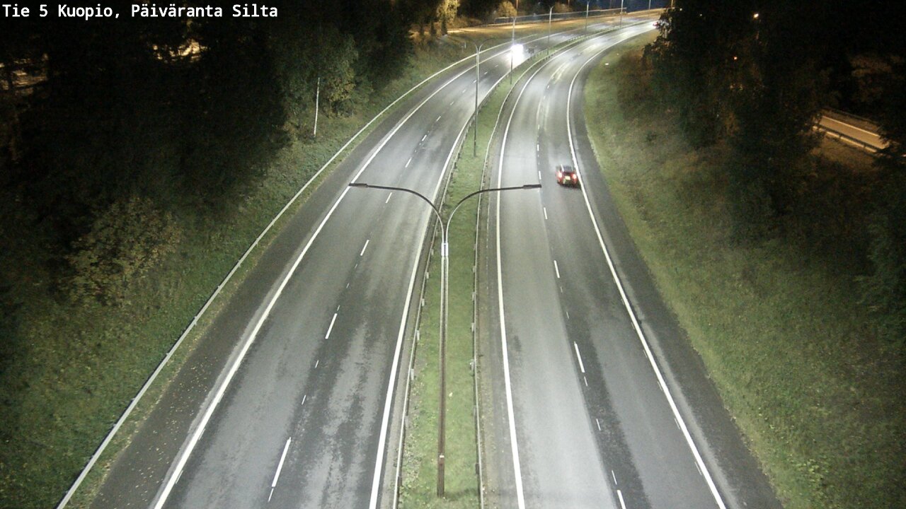 Weather Camera Image Road 5 Kuopio, Päiväranta silta, Kuopio, Pohjois-Savo