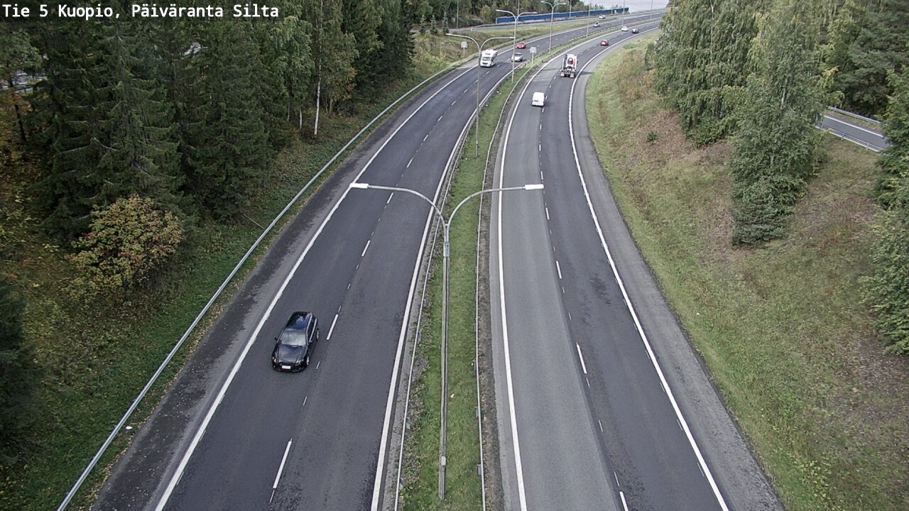 Kelikamerat Kuva Tie 5 Kuopio, Päiväranta silta, Kuopio, Pohjois-Savo