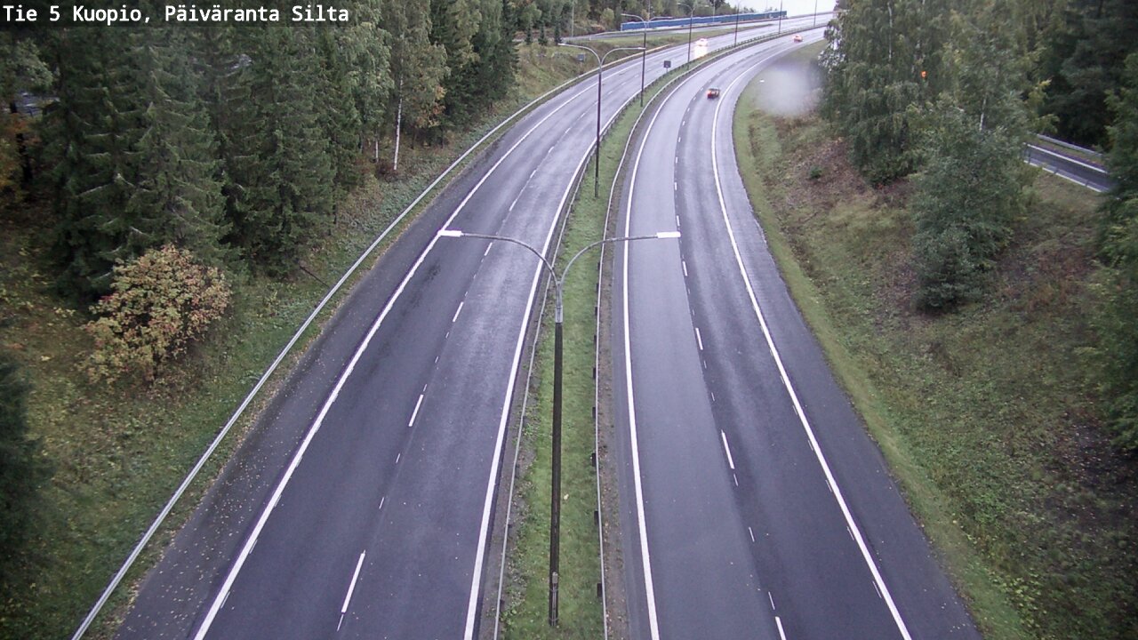 Weather Camera Image Road 5 Kuopio, Päiväranta silta, Kuopio, Pohjois-Savo