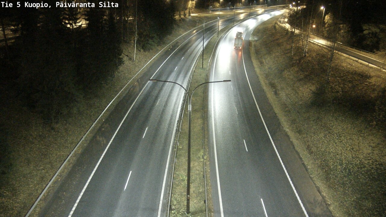 Weather Camera Image Road 5 Kuopio, Päiväranta silta, Kuopio, Pohjois-Savo
