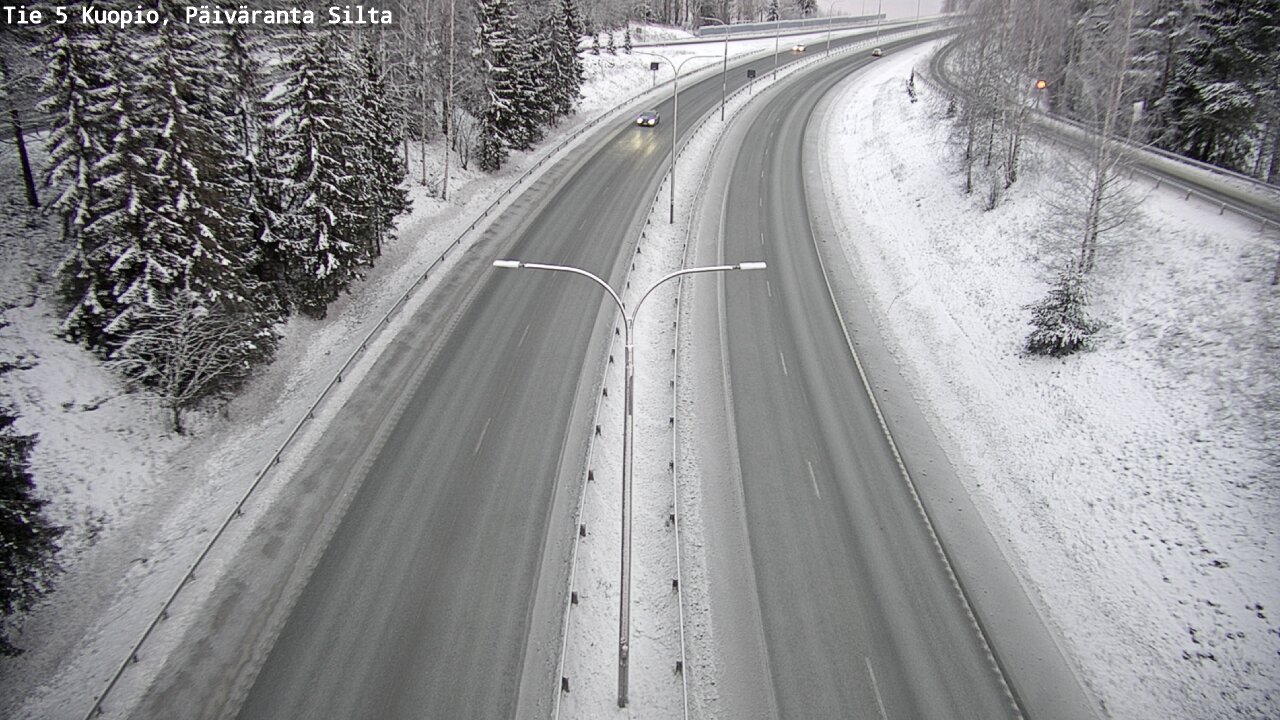 Kelikamerat Kuva Tie 5 Kuopio, Päiväranta silta, Kuopio, Pohjois-Savo