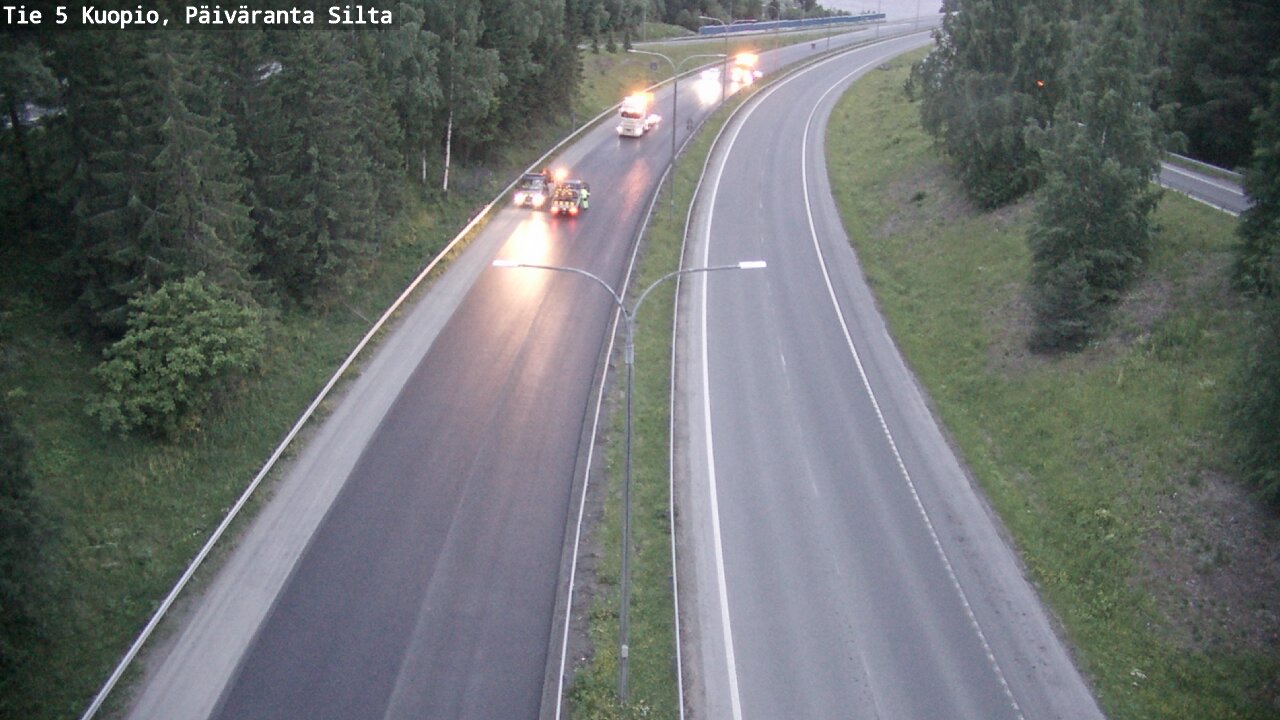 Kelikamerat Kuva Tie 5 Kuopio, Päiväranta silta, Kuopio, Pohjois-Savo