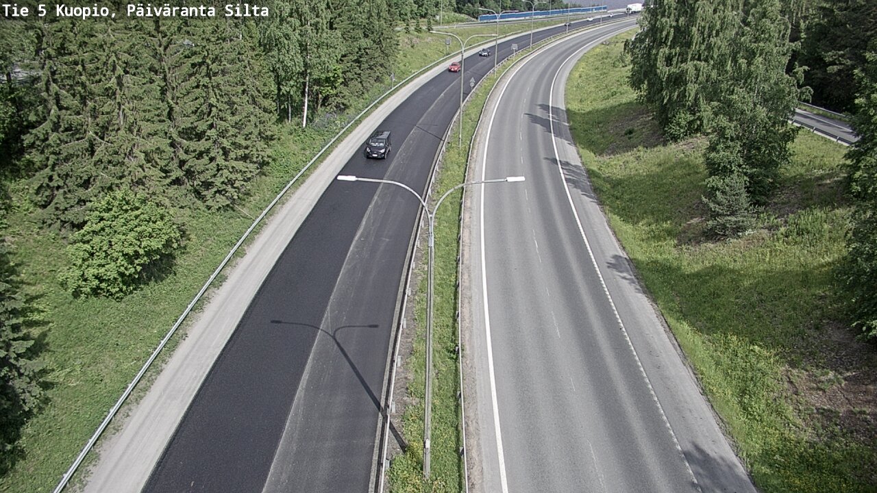 Kelikamerat Kuva Tie 5 Kuopio, Päiväranta silta, Kuopio, Pohjois-Savo