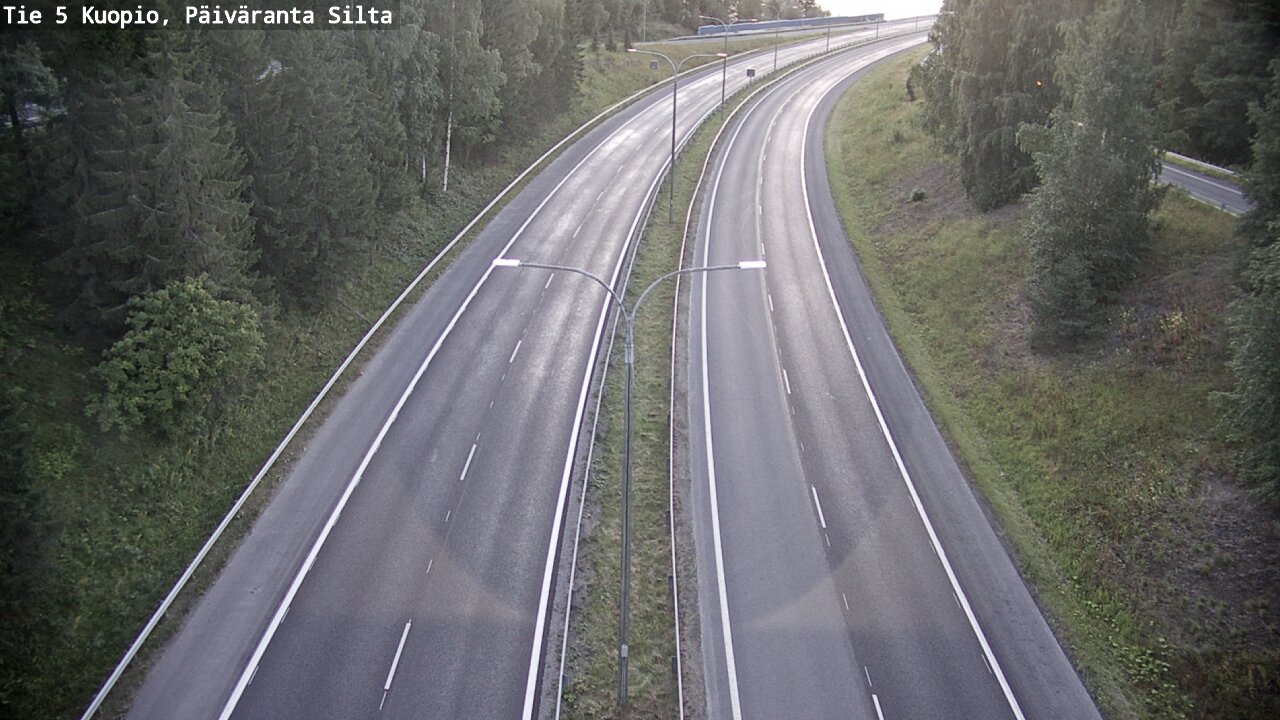 Kelikamerat Kuva Tie 5 Kuopio, Päiväranta silta, Kuopio, Pohjois-Savo