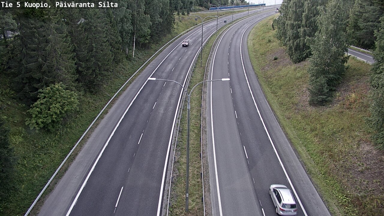 Kelikamerat Kuva Tie 5 Kuopio, Päiväranta silta, Kuopio, Pohjois-Savo