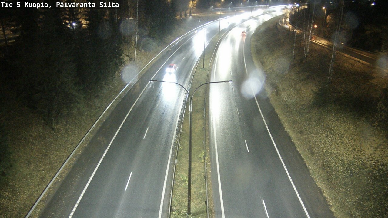 Weather Camera Image Väg 5 Kuopio, Päiväranta silta, Kuopio, Pohjois-Savo