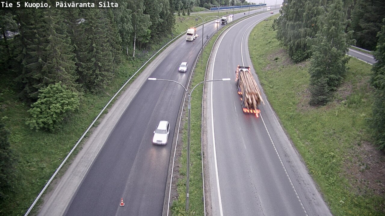 Kelikamerat Kuva Tie 5 Kuopio, Päiväranta silta, Kuopio, Pohjois-Savo