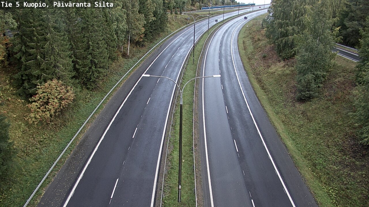 Weather Camera Image Road 5 Kuopio, Päiväranta silta, Kuopio, Pohjois-Savo