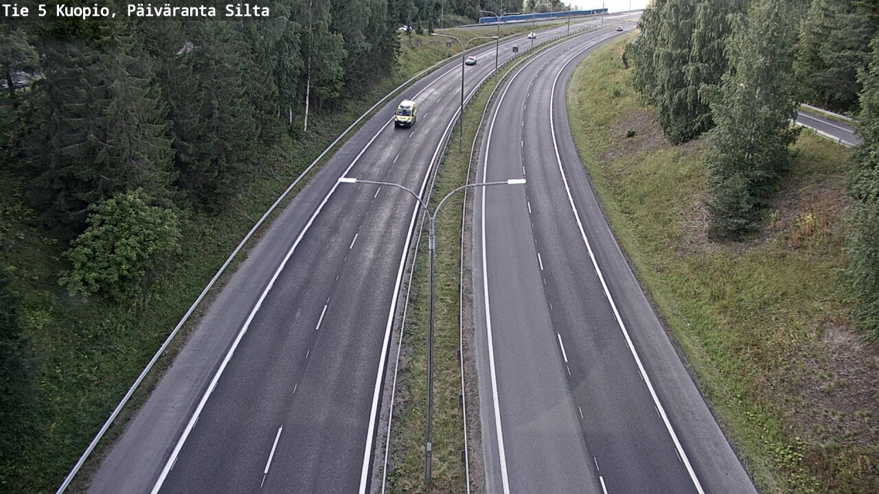 Kelikamerat Kuva Tie 5 Kuopio, Päiväranta silta, Kuopio, Pohjois-Savo