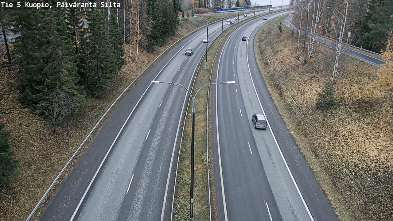 Weather Camera Image Väg 5 Kuopio, Päiväranta silta, Kuopio, Pohjois-Savo