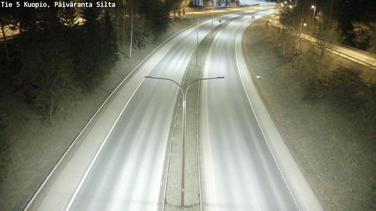 Weather Camera Image Road 5 Kuopio, Päiväranta silta, Kuopio, Pohjois-Savo