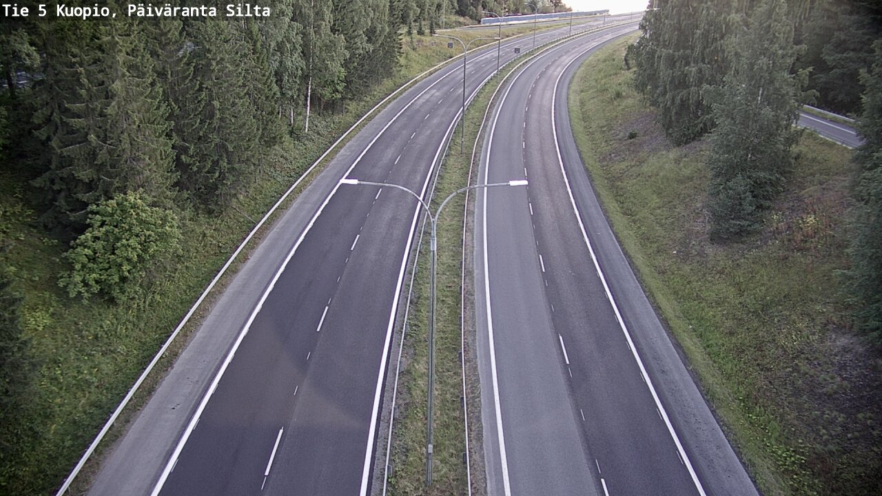 Kelikamerat Kuva Tie 5 Kuopio, Päiväranta silta, Kuopio, Pohjois-Savo