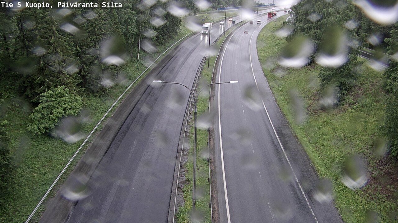 Weather Camera Image Väg 5 Kuopio, Päiväranta silta, Kuopio, Pohjois-Savo