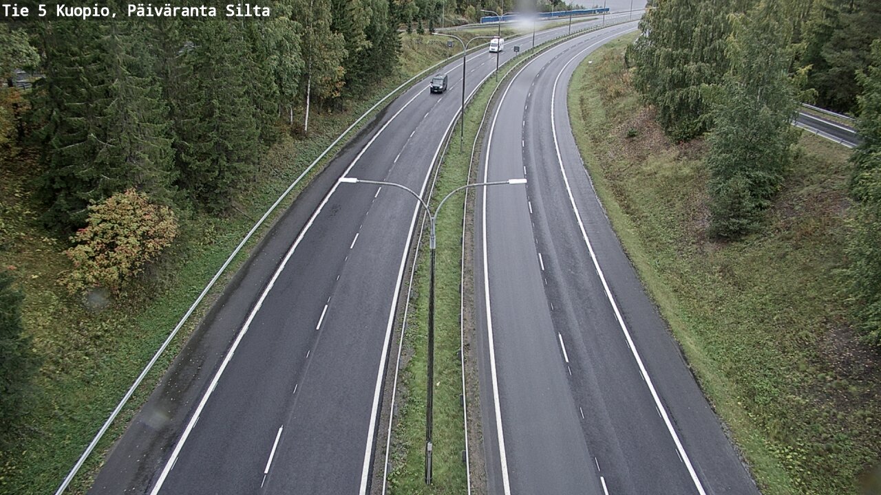 Weather Camera Image Road 5 Kuopio, Päiväranta silta, Kuopio, Pohjois-Savo