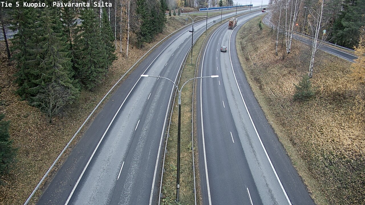 Weather Camera Image Väg 5 Kuopio, Päiväranta silta, Kuopio, Pohjois-Savo
