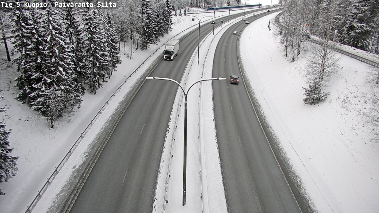 Kelikamerat Kuva Tie 5 Kuopio, Päiväranta silta, Kuopio, Pohjois-Savo