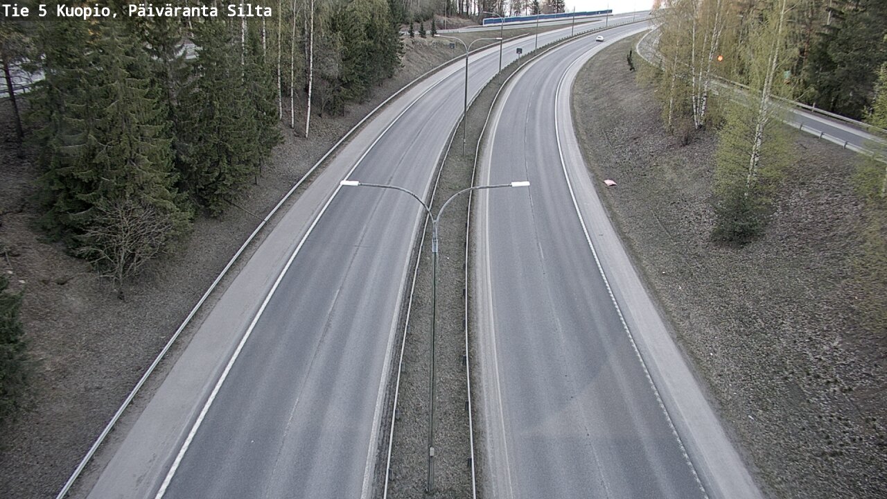 Weather Camera Image Road 5 Kuopio, Päiväranta silta, Kuopio, Pohjois-Savo