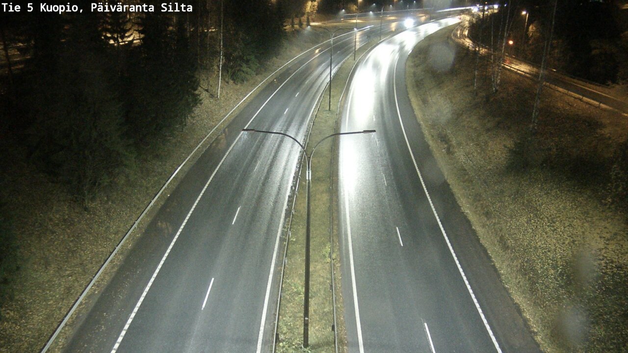 Weather Camera Image Väg 5 Kuopio, Päiväranta silta, Kuopio, Pohjois-Savo