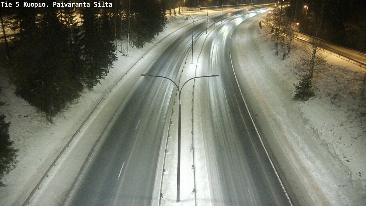 Weather Camera Image Road 5 Kuopio, Päiväranta silta, Kuopio, Pohjois-Savo