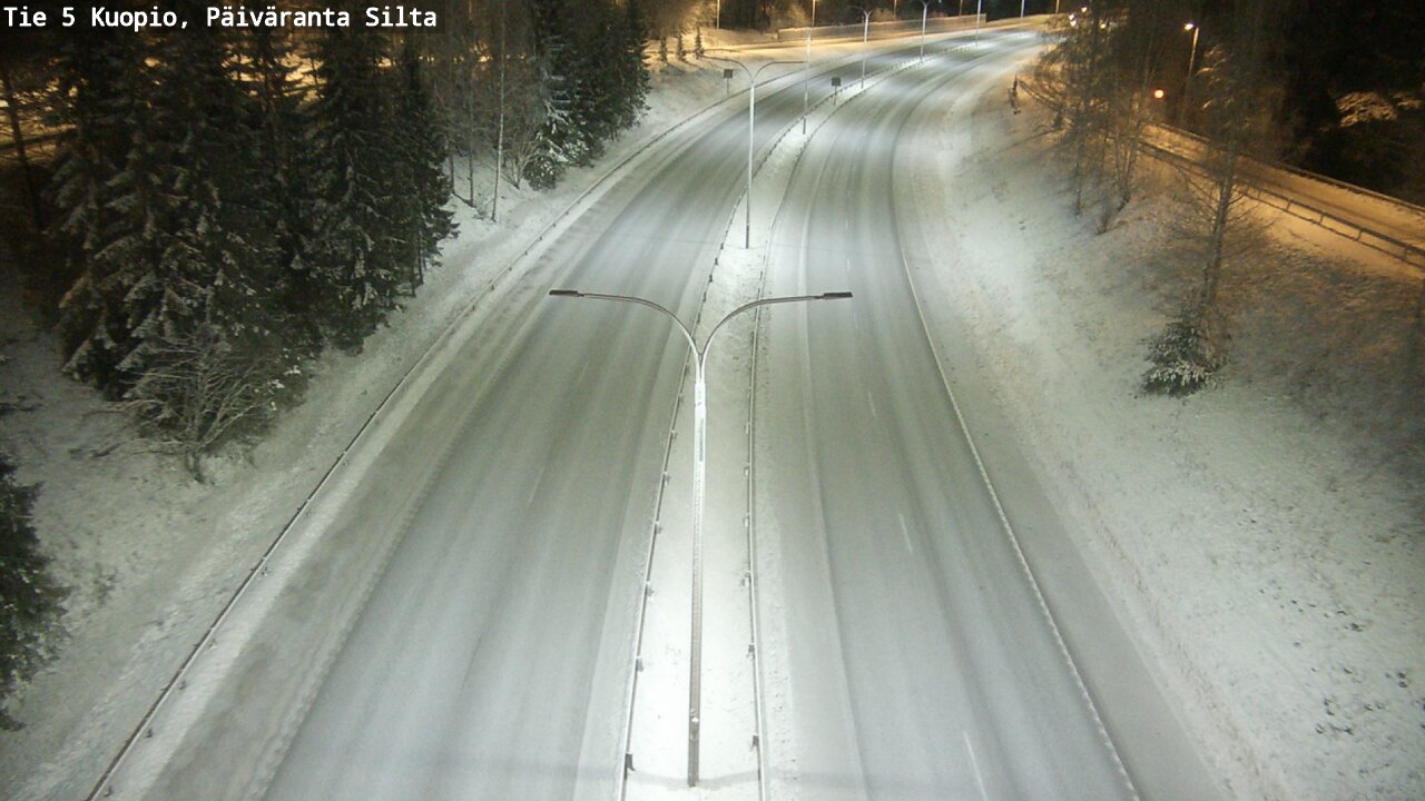 Kelikamerat Kuva Tie 5 Kuopio, Päiväranta silta, Kuopio, Pohjois-Savo