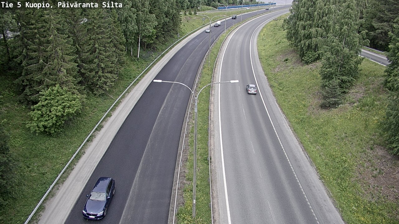 Kelikamerat Kuva Tie 5 Kuopio, Päiväranta silta, Kuopio, Pohjois-Savo
