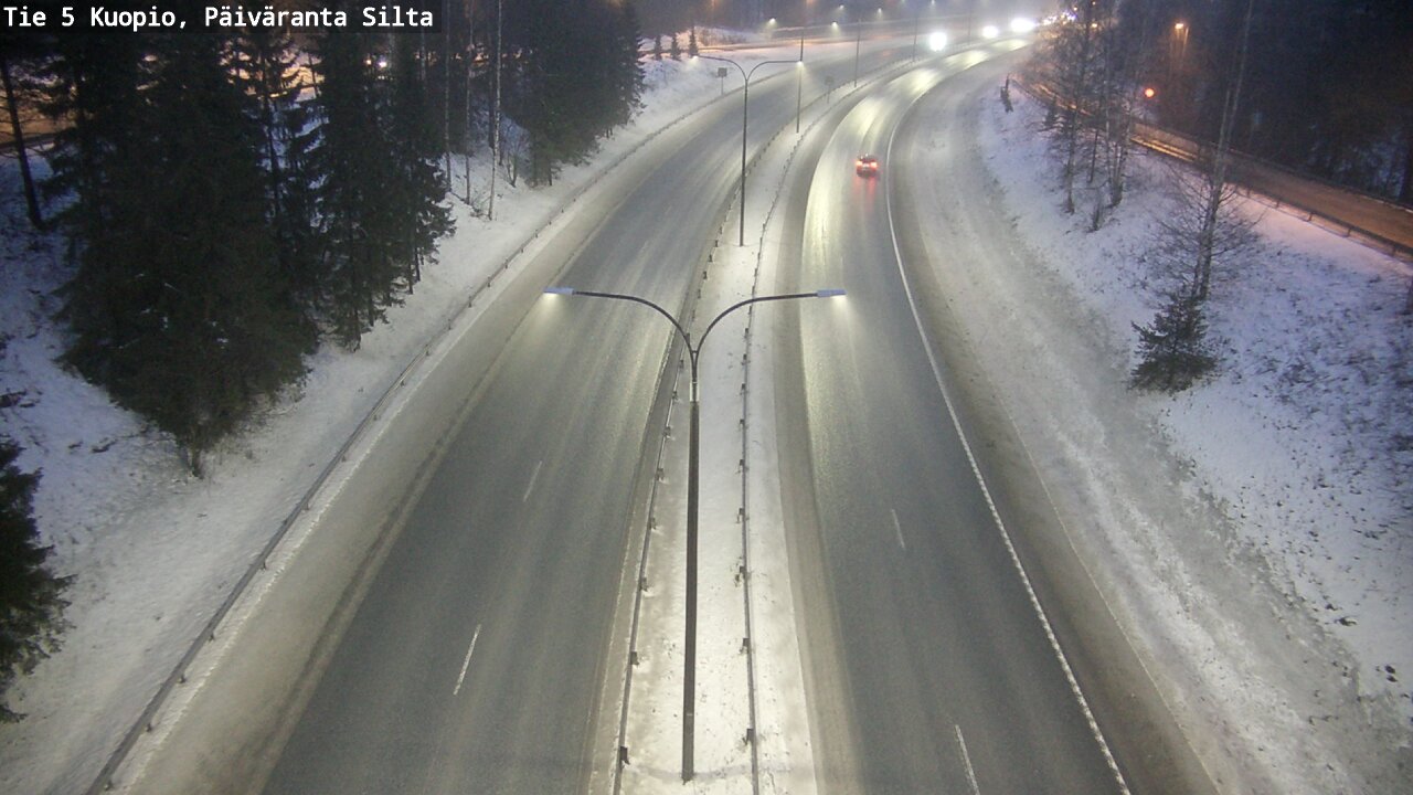 Weather Camera Image Road 5 Kuopio, Päiväranta silta, Kuopio, Pohjois-Savo