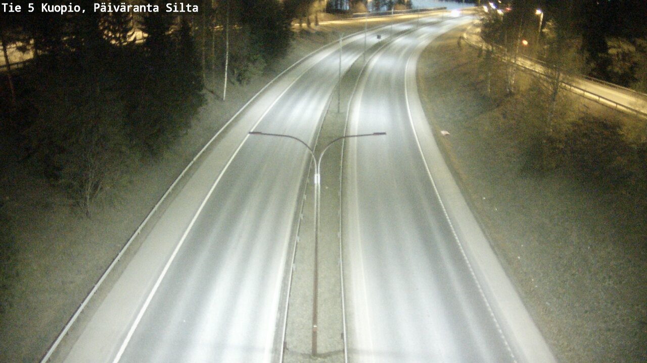 Weather Camera Image Road 5 Kuopio, Päiväranta silta, Kuopio, Pohjois-Savo