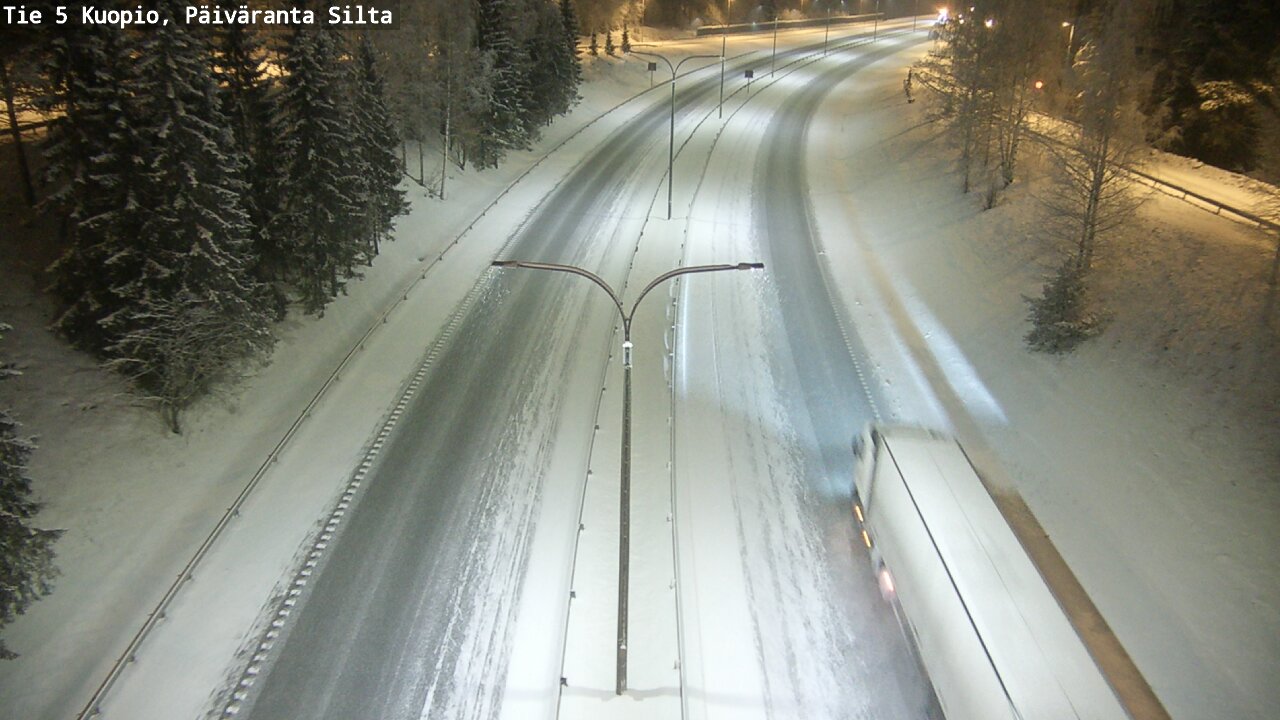 Kelikamerat Kuva Tie 5 Kuopio, Päiväranta silta, Kuopio, Pohjois-Savo