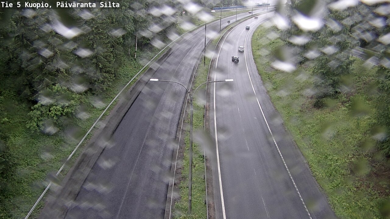 Weather Camera Image Väg 5 Kuopio, Päiväranta silta, Kuopio, Pohjois-Savo