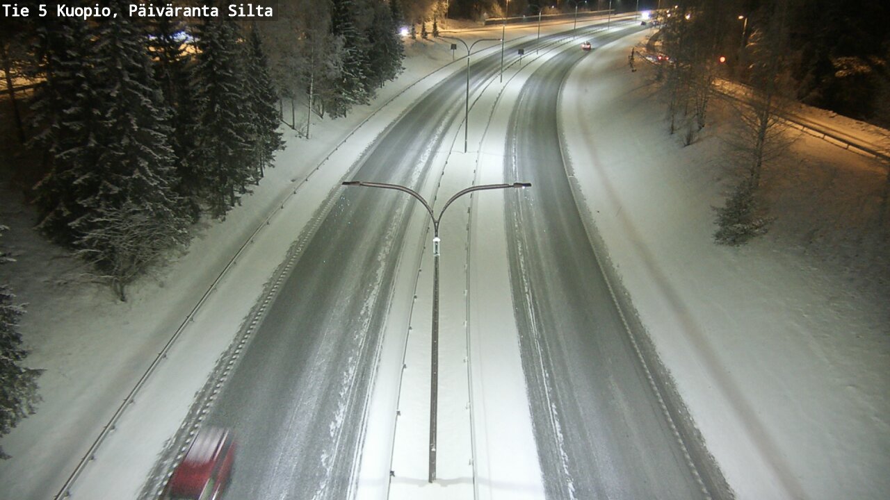 Kelikamerat Kuva Tie 5 Kuopio, Päiväranta silta, Kuopio, Pohjois-Savo