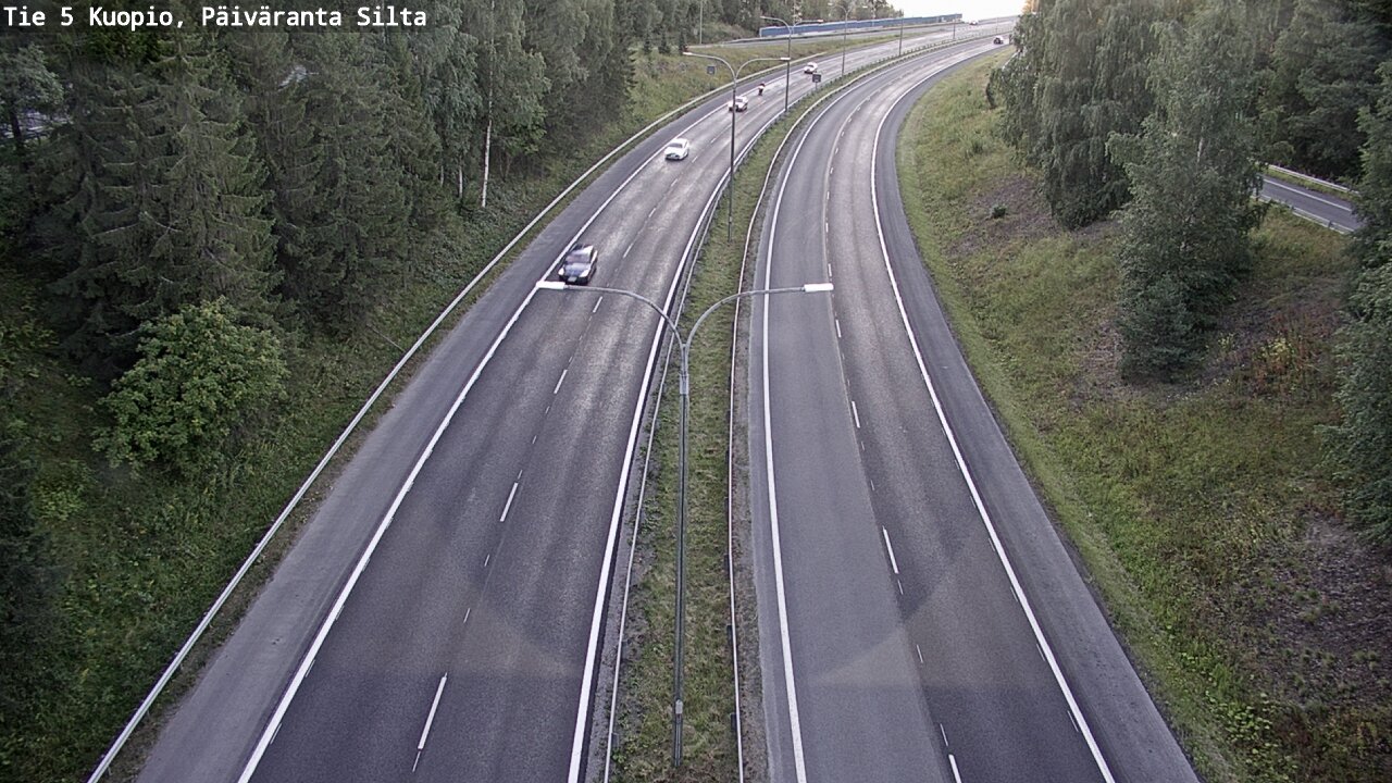 Kelikamerat Kuva Tie 5 Kuopio, Päiväranta silta, Kuopio, Pohjois-Savo