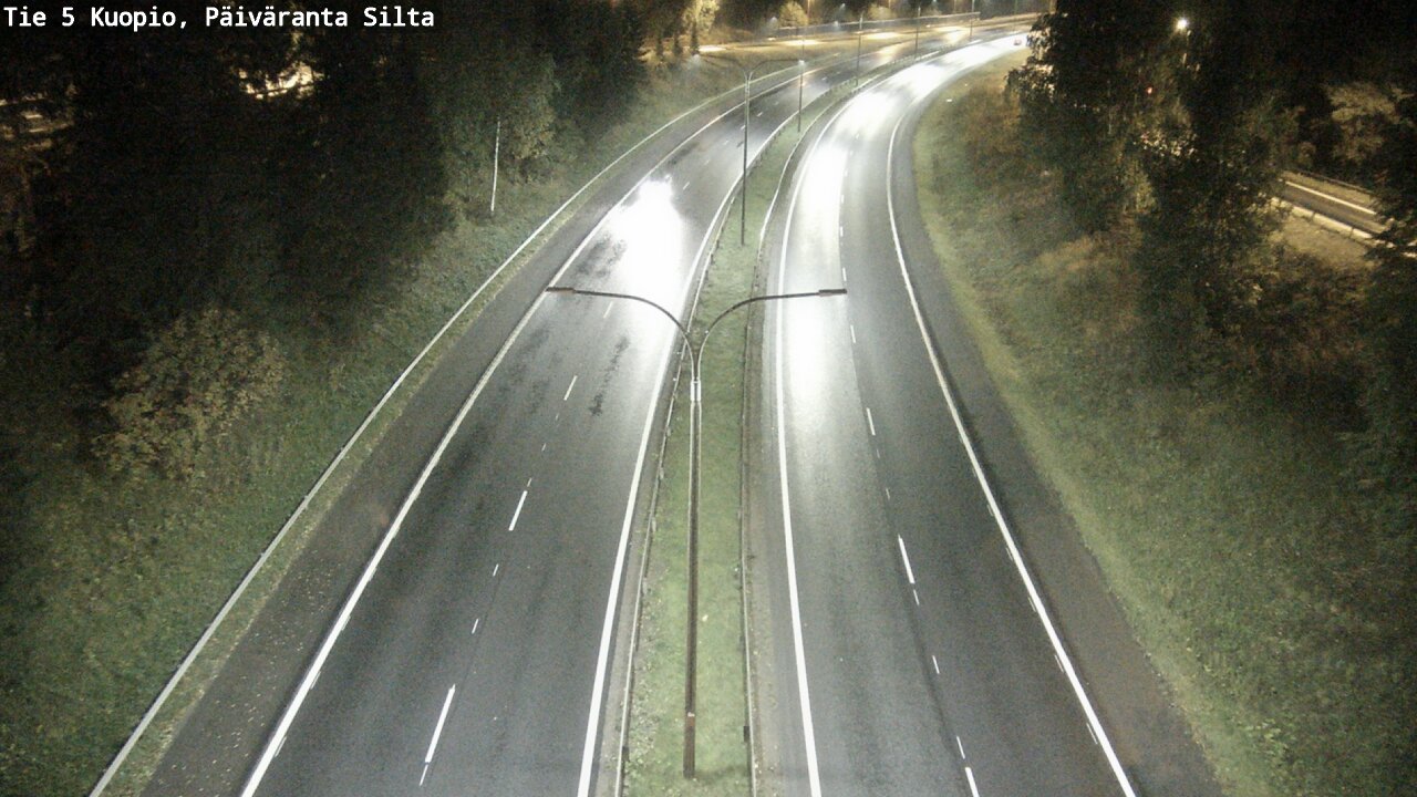 Weather Camera Image Road 5 Kuopio, Päiväranta silta, Kuopio, Pohjois-Savo