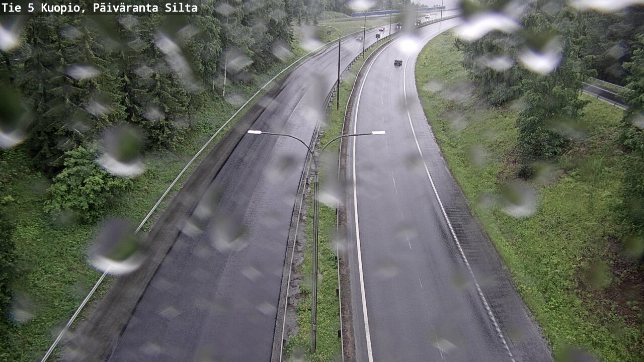 Weather Camera Image Väg 5 Kuopio, Päiväranta silta, Kuopio, Pohjois-Savo