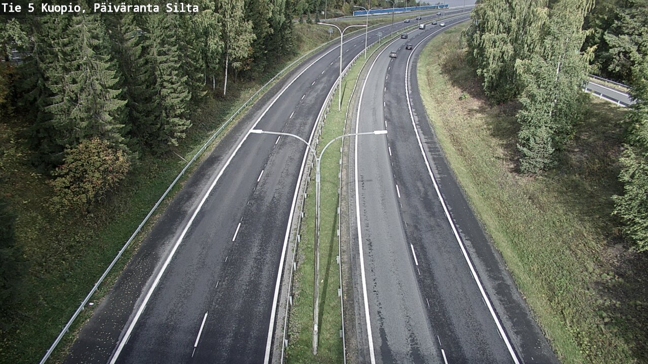 Kelikamerat Kuva Tie 5 Kuopio, Päiväranta silta, Kuopio, Pohjois-Savo