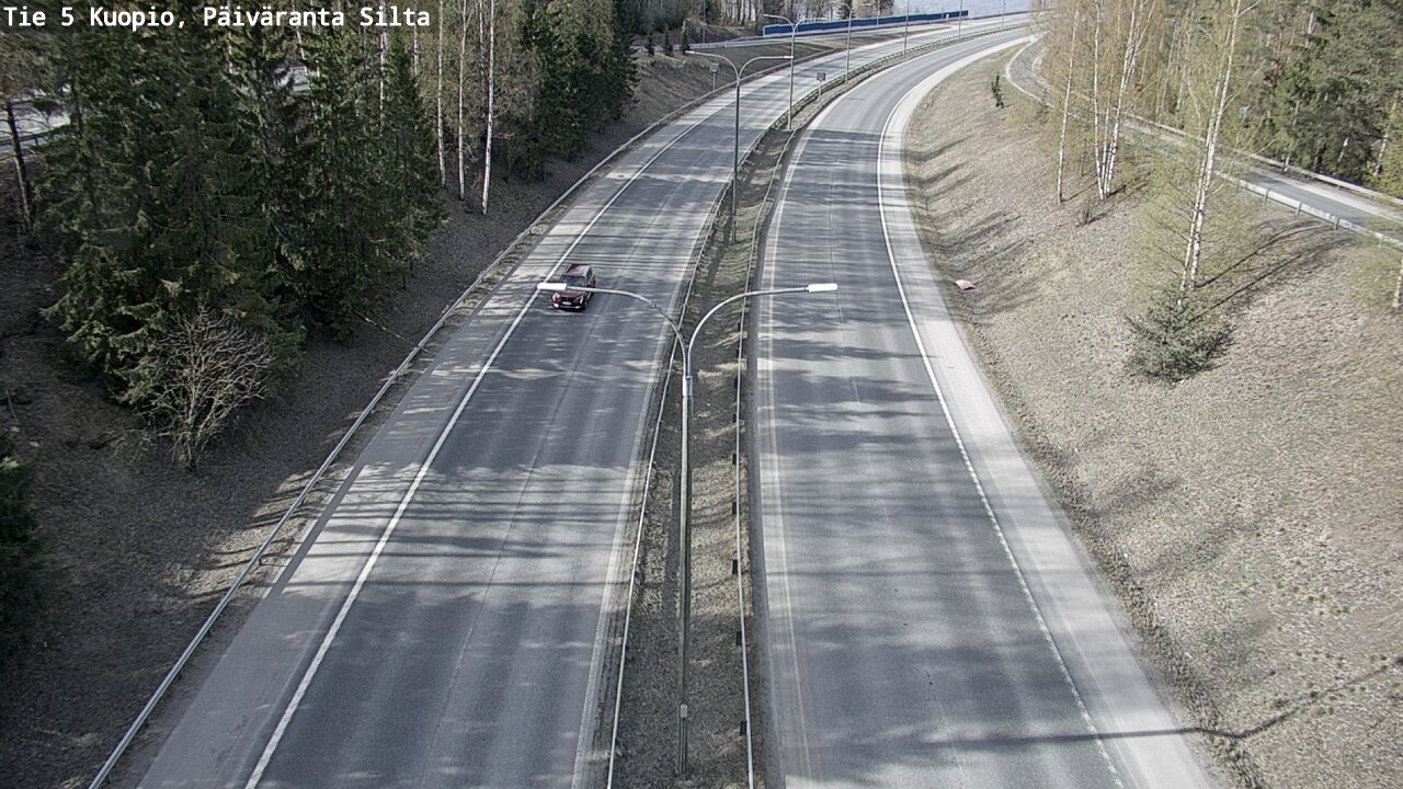 Weather Camera Image Road 5 Kuopio, Päiväranta silta, Kuopio, Pohjois-Savo