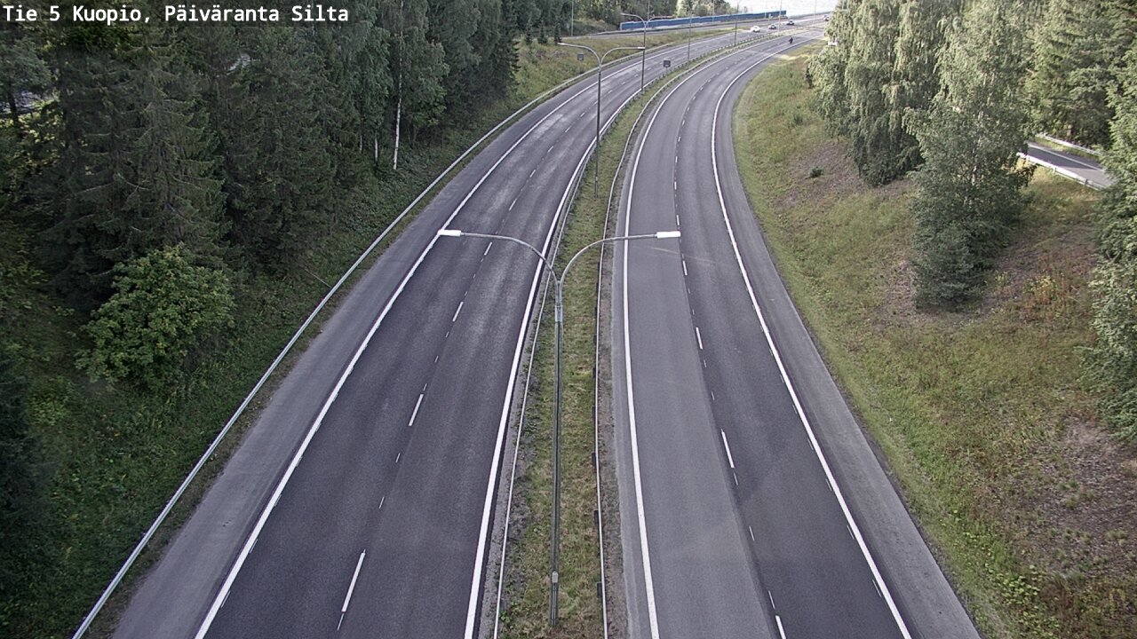 Kelikamerat Kuva Tie 5 Kuopio, Päiväranta silta, Kuopio, Pohjois-Savo