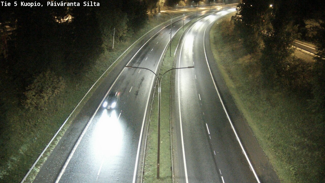 Weather Camera Image Road 5 Kuopio, Päiväranta silta, Kuopio, Pohjois-Savo