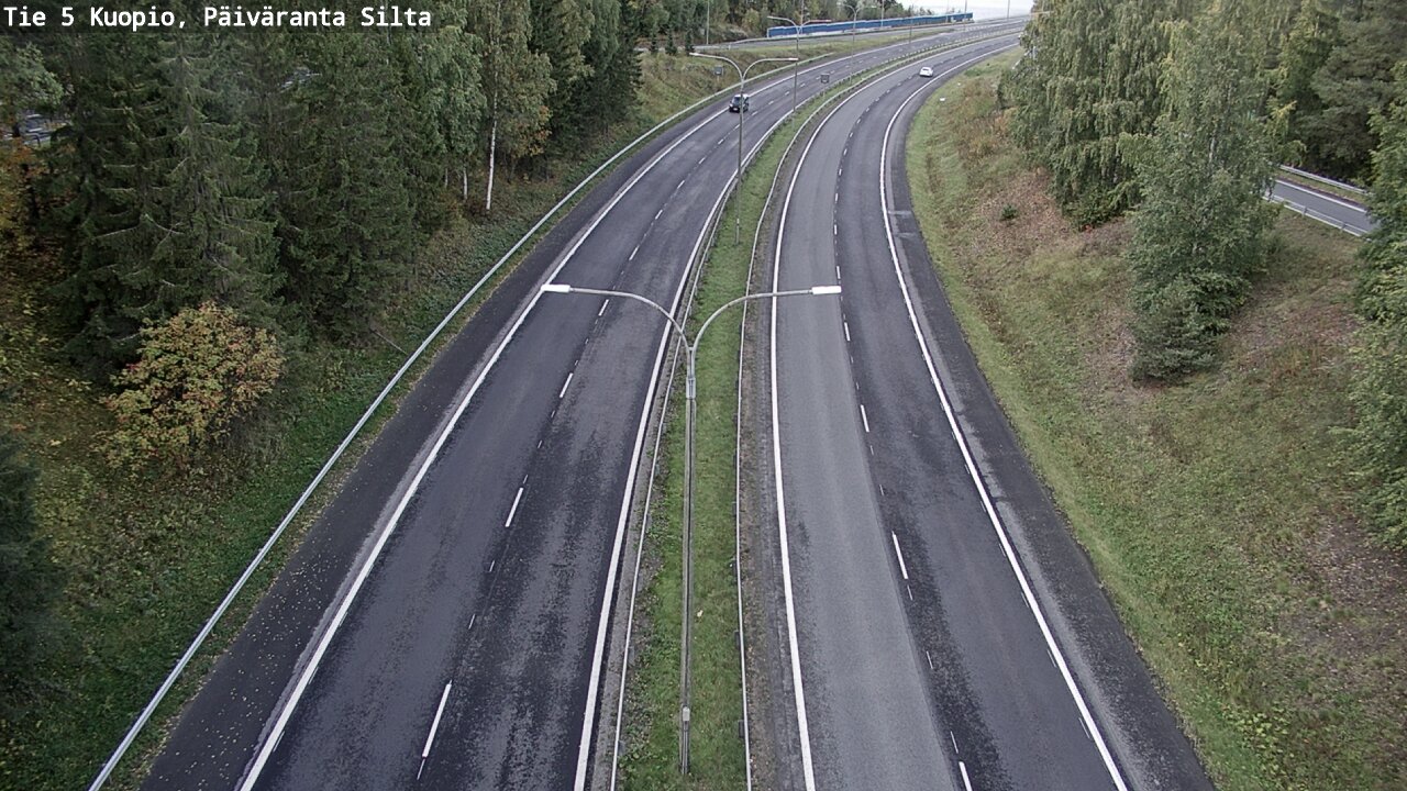 Weather Camera Image Road 5 Kuopio, Päiväranta silta, Kuopio, Pohjois-Savo