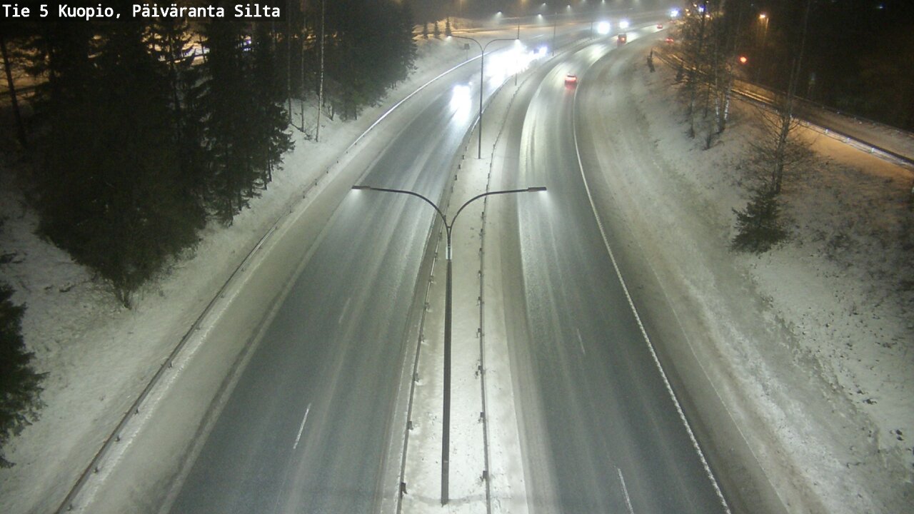 Weather Camera Image Road 5 Kuopio, Päiväranta silta, Kuopio, Pohjois-Savo